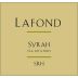 Lafond SRH Series Syrah 2012 Front Label