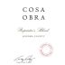 Cosa Obra Proprietors Blend Red 2013 Front Label
