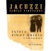 Jacuzzi Pinot Grigio 2015 Front Label