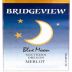 Bridgeview Blue Moon Merlot 2014 Front Label