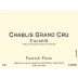 Patrick Piuze Chablis Valmur Grand Cru 2020 Front Label