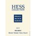 Hess Small Block Series Malbec 2011 Front Label