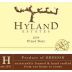 Hyland Estates Oregon Pinot Noir 2009 Front Label