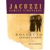 Jacuzzi Dolcetto 2014 Front Label