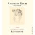 Andrew Rich Roussanne 2003 Front Label