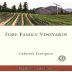 Fore Family Vineyards Cabernet Sauvignon 2008 Front Label