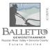 Balletto Winery Gewurztraminer 2008 Front Label
