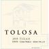 Tolosa Winery Estate Syrah 2008 Front Label