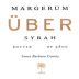 Margerum Uber Syrah 2006 Front Label