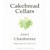 Cakebread Anderson Valley Chardonnay 2007 Front Label