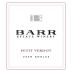Barr Estate Winery Petit Verdot 2012 Front Label