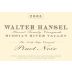 Walter Hansel North Slope Pinot Noir 2003 Front Label