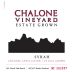 Chalone Estate Grown Syrah 2008 Front Label