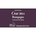 Domaine de la Cras Bourgogne Coteaux de dijon Monopole 2014 Front Label