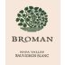 Broman Cellars Sauvignon Blanc 2002 Front Label