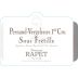 Rapet Pere & Fils Pernand-Vergelesses Sous Fretille Premier Cru 2019 Front Label