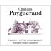 Chateau Puygueraud Blanc 2018 Front Label