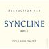 Syncline Subduction Red 2012 Front Label