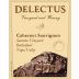 Delectus Sacrashe Vineyard Cabernet Sauvignon 2007 Front Label