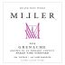 Miller Wine Works Naked Vine Vineyard Grenache 2014 Front Label