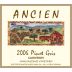 Ancien Wines Sangiacomo Vineyard Pinot Gris 2006 Front Label