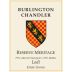Burlington Chandler Meritage Reserve Front Label