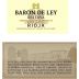 Baron de Ley Rioja Reserva 2015 Front Label