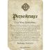 Perseverance Estate Old Vine Zinfandel 2011 Front Label