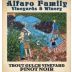 Alfaro Family Trout Gulch Vineyard Pinot Noir 2019 Front Label