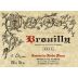 Domaine Les Roches Bleues Brouilly 2015 Front Label