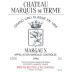 Chateau Marquis de Terme Margaux 1996 Front Label