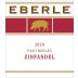 Eberle Zinfandel 2020 Front Label