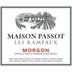 Maison Passot Morgon Les Rampaux 2020 Front Label