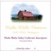 Walla Walla Vintners Vineyard Select Cabernet Sauvignon (1.5 Liter Magnum) 2003 Front Label