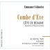 Emmanuel Giboulot Combe d'Eve Cote de Beaune Blanc 2017 Front Label