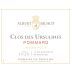Albert Bichot Pommard Clos des Ursulines Domaine du Pavillon Monopole 2020 Front Label