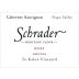 Schrader Heritage Clone Cabernet Sauvignon 2021 Front Label