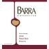 Barra of Mendocino Pinot Noir 2020 Front Label