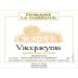 Domaine La Garrigue Vacqueyras 2017 Front Label