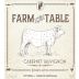 Fowles Wine Farm to Table Cabernet Sauvignon 2016 Front Label