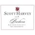 Scott Harvey J and S Reserve Barbera 2018 Front Label