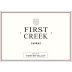 First Creek Shiraz 2018 Front Label