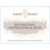 Albert Bichot Bourgogne Hautes-Cotes de Nuits Blanc 2020 Front Label