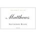 Matthews Winery Sauvignon Blanc 2014 Front Label