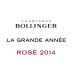 Bollinger La Grande Annee Brut Rose 2014 Front Label