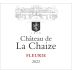 Chateau de la Chaize Fleurie 2022 Front Label