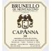 Capanna Brunello di Montalcino 2001 Front Label
