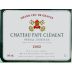 Chateau Pape Clement 2002 Front Label