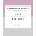 Christopher Michael Red 2019 Front Label