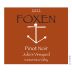 Foxen Julia's Vineyard Pinot Noir 2022 Front Label